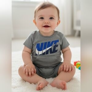 Nike, size 3M, Gray color